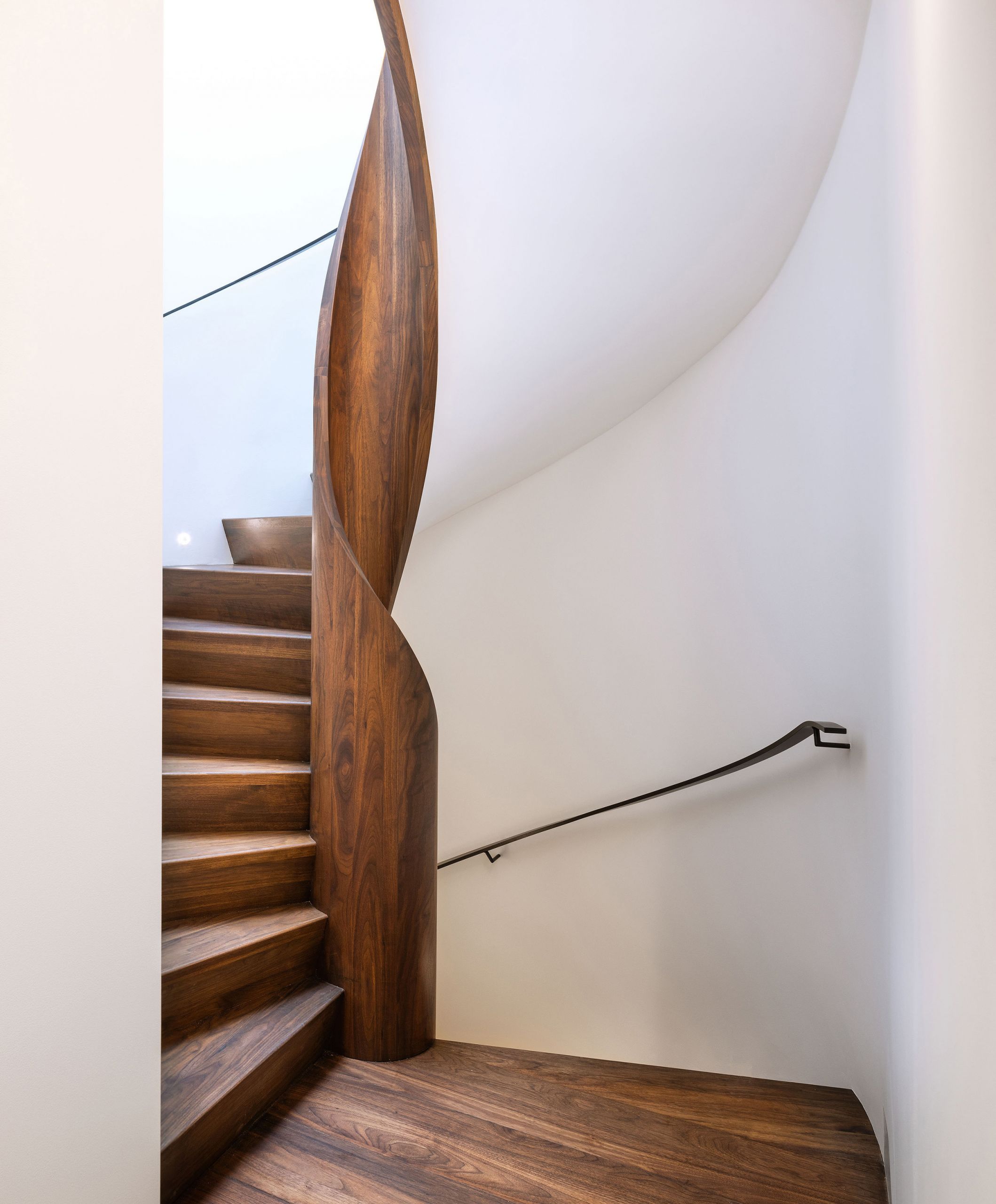 Walnut wood English stairs 
